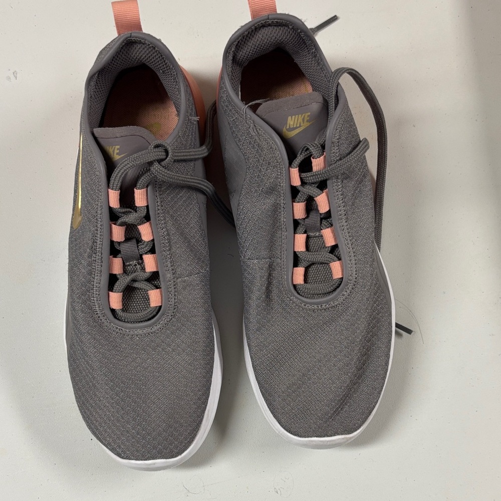 Nike Charcoal and Coral Athletic Shoes